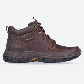 Metallic Accent Waterproof Work Commute Men's Wide Fit Skechers 204454 Respected Boswell Waterproof Boots