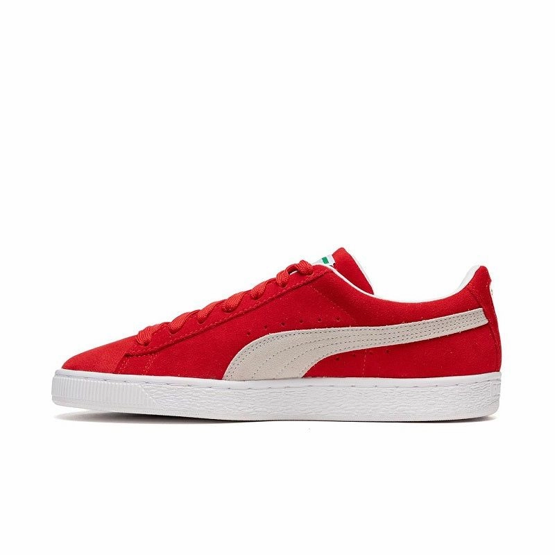 Luxurious design Blister Free Edge Puma Men's Suede Classic 21 Shoes - High Risk Red / White