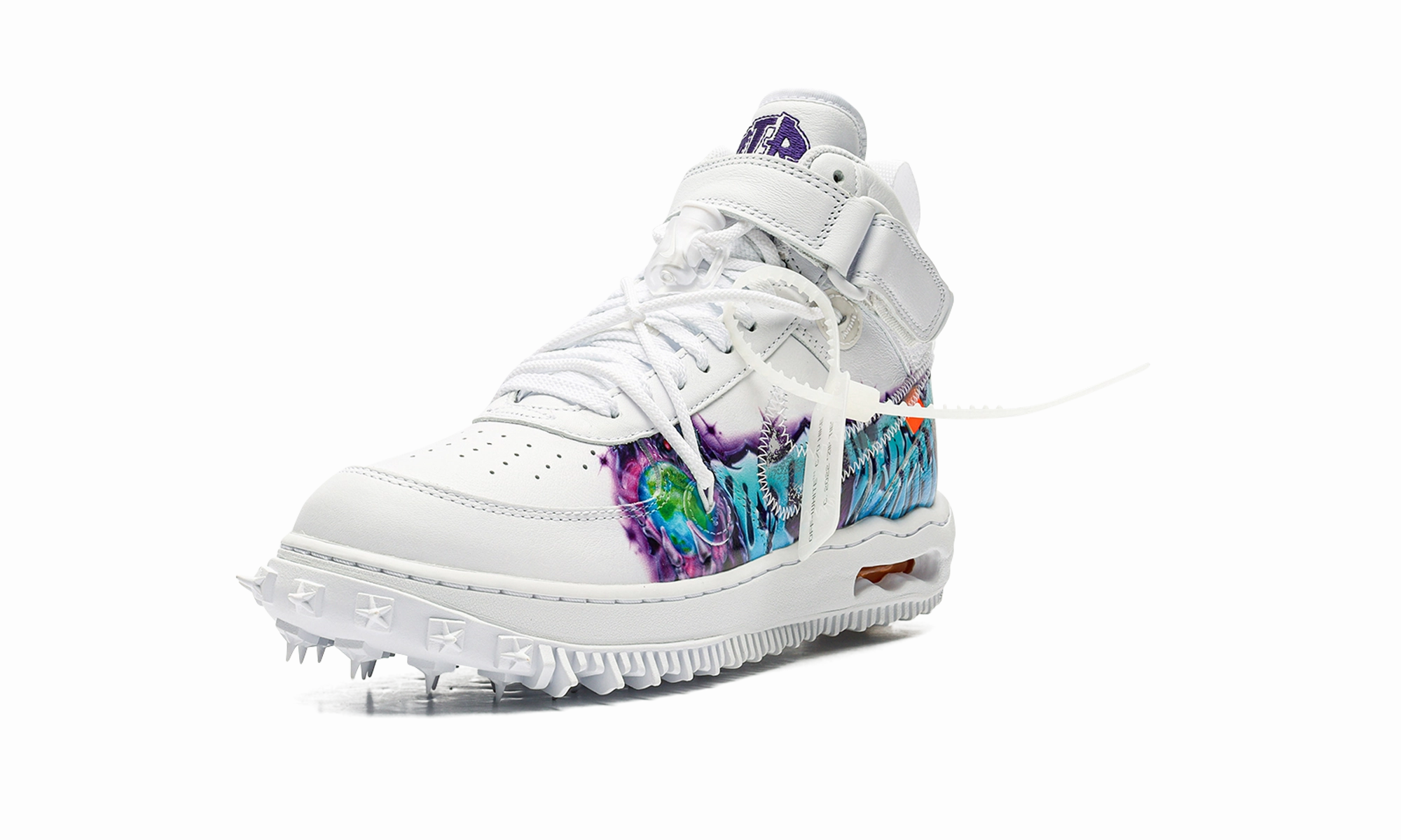 Air Force 1 Mid "Off-White - Graffiti White" Stay Comfy Fast Entry