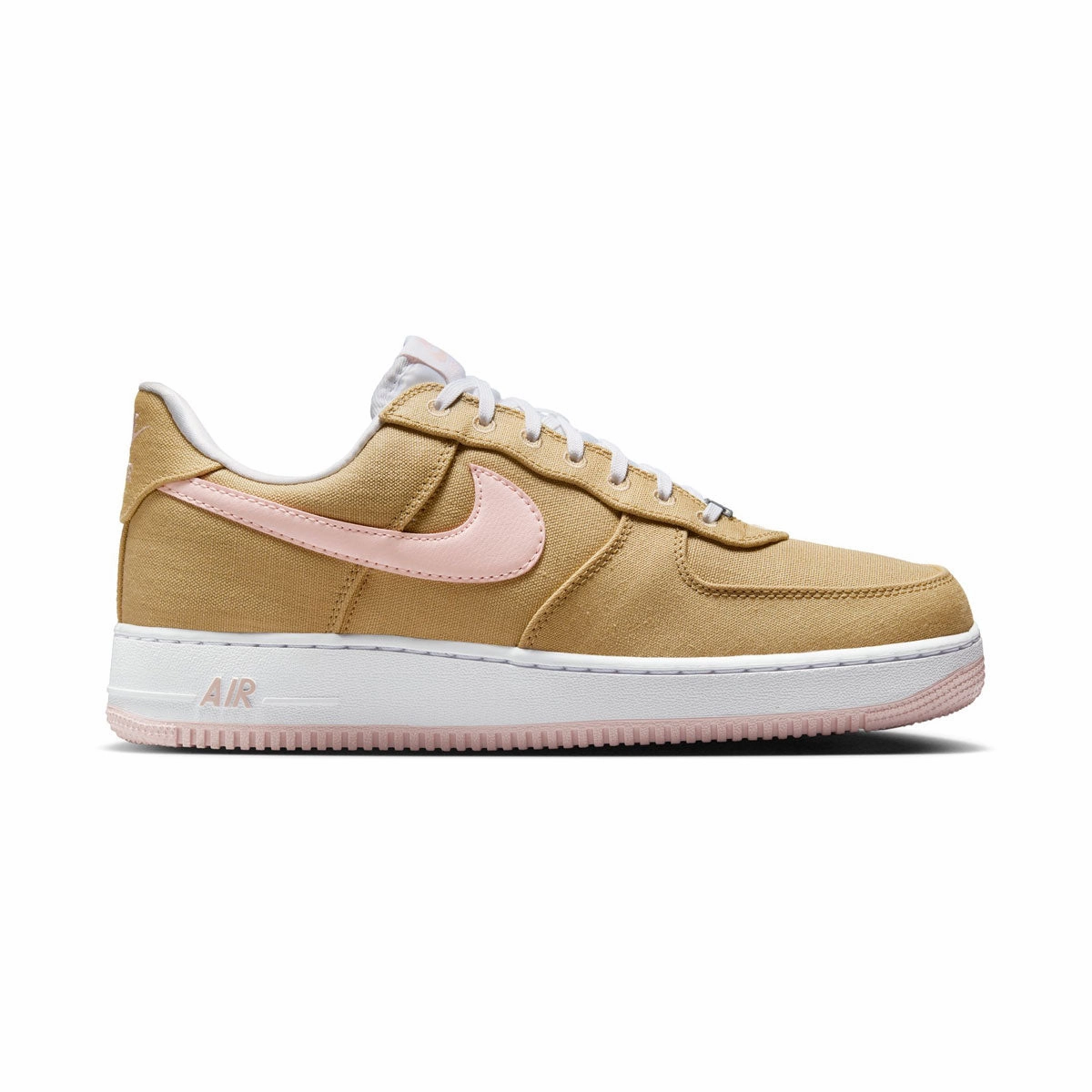 Nike Air Force 1 Retro 'Linen Canvas' Men's Shoes Dynamic Fit Webbing