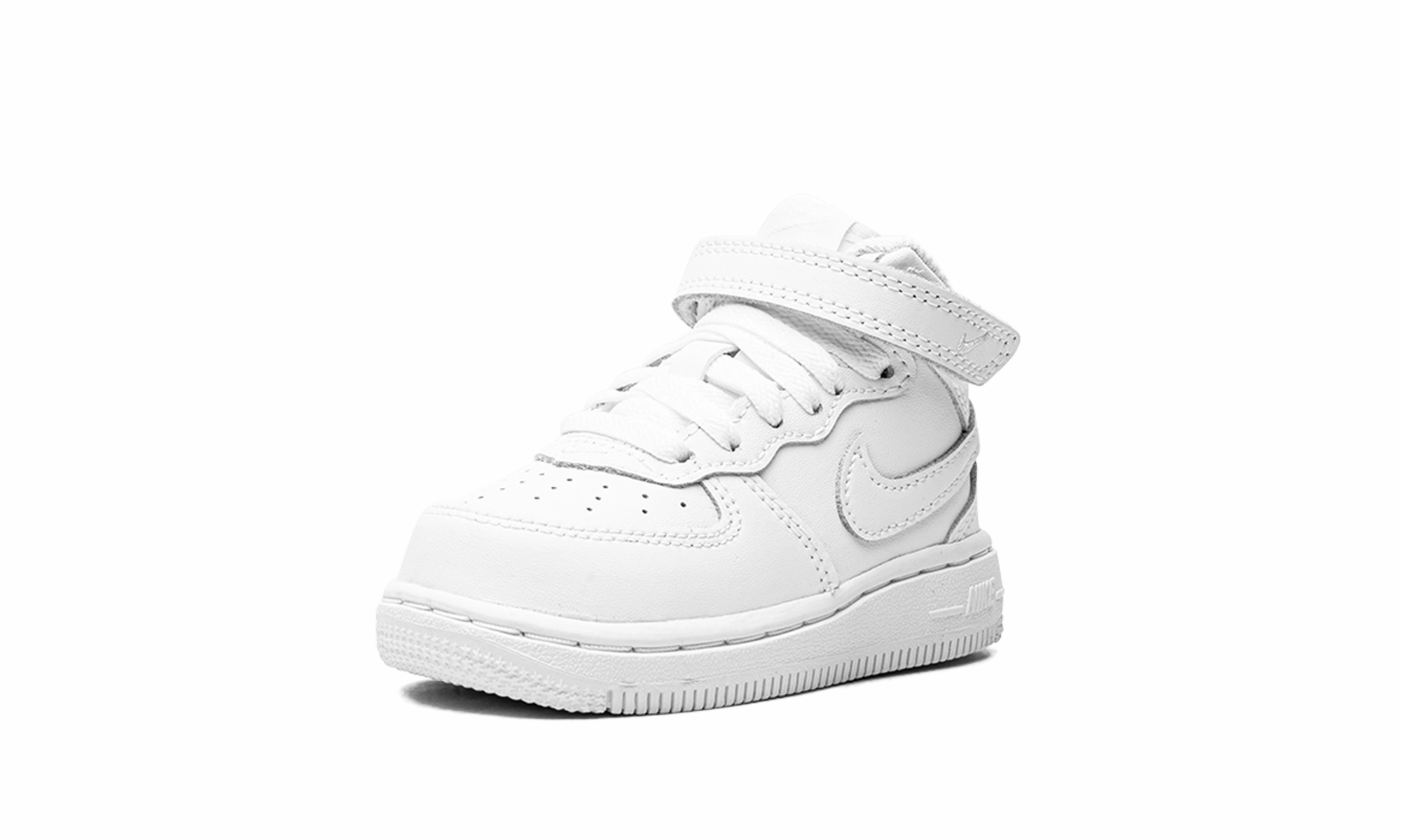 Flexible Steps Anytime Wear Air Force 1 Mid TD "White on White"