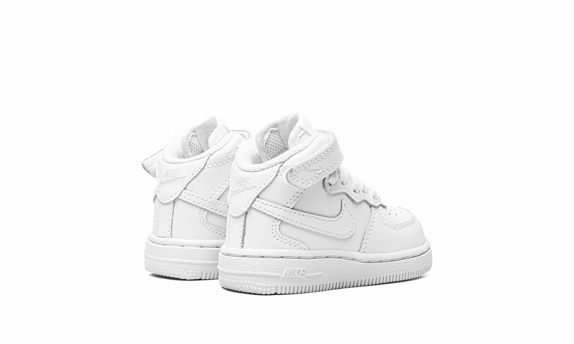 Auxetic Knit Fabric Day Run Air Force 1 Mid TD "White on White"