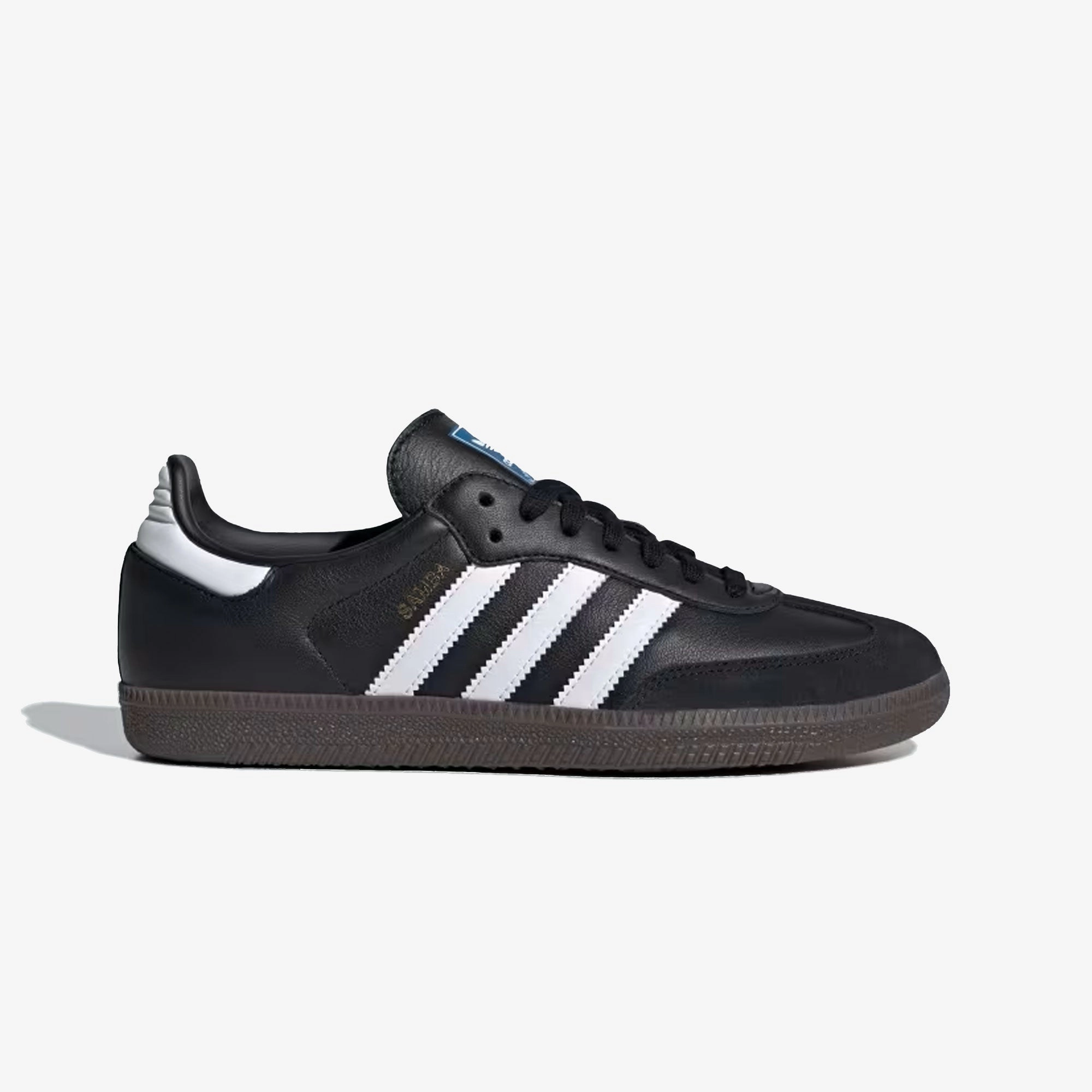 ADIDAS ORIGINALS | SAMBA OG { CORE BLACK\CLOUD WHITE Flexible Midsole