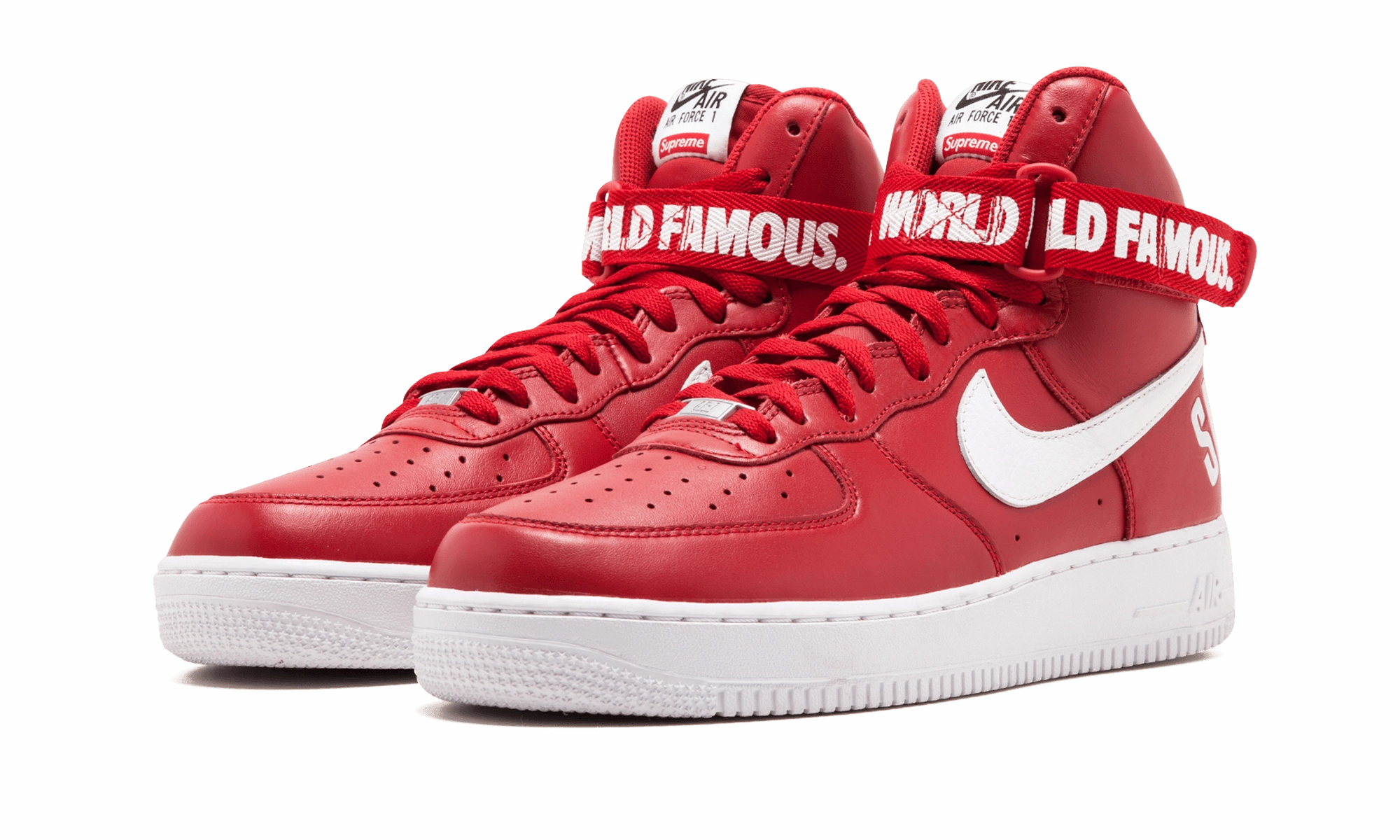 Air Force 1 High Supreme SP "Red" Insta Shot