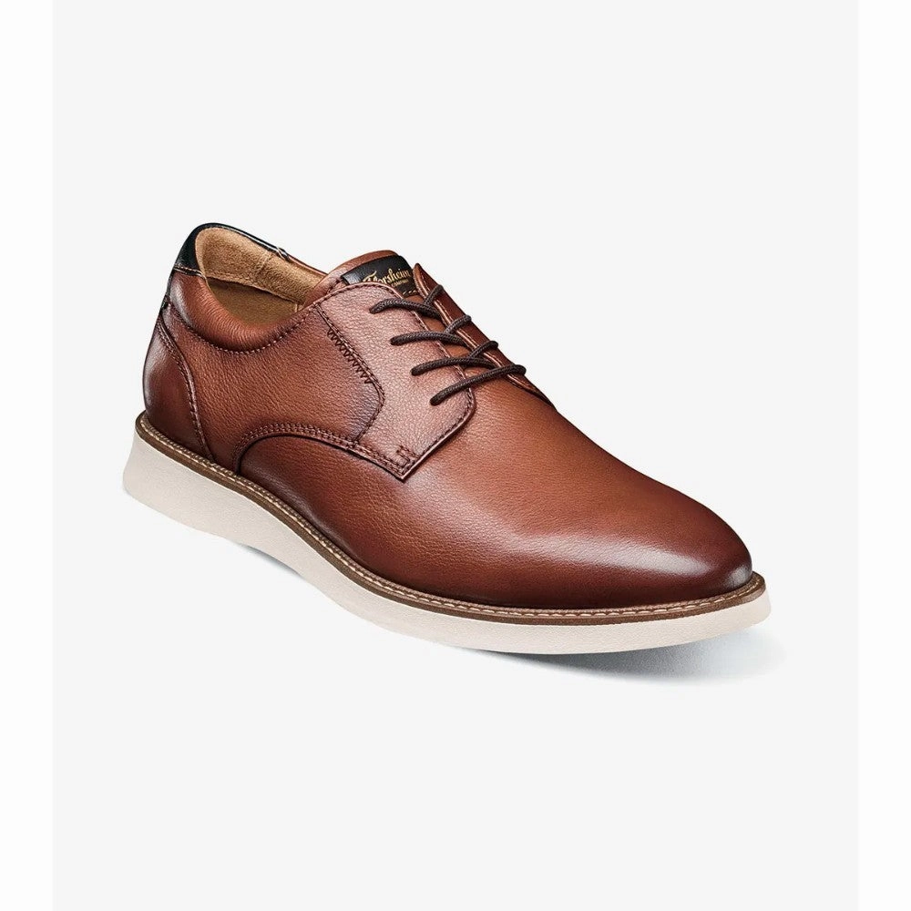 Classic Comfort Durable Make Fashion Focused Florsheim Launch 14440-229 Oxford Men's Cognac Plain Toe Dress Shoes GAL145