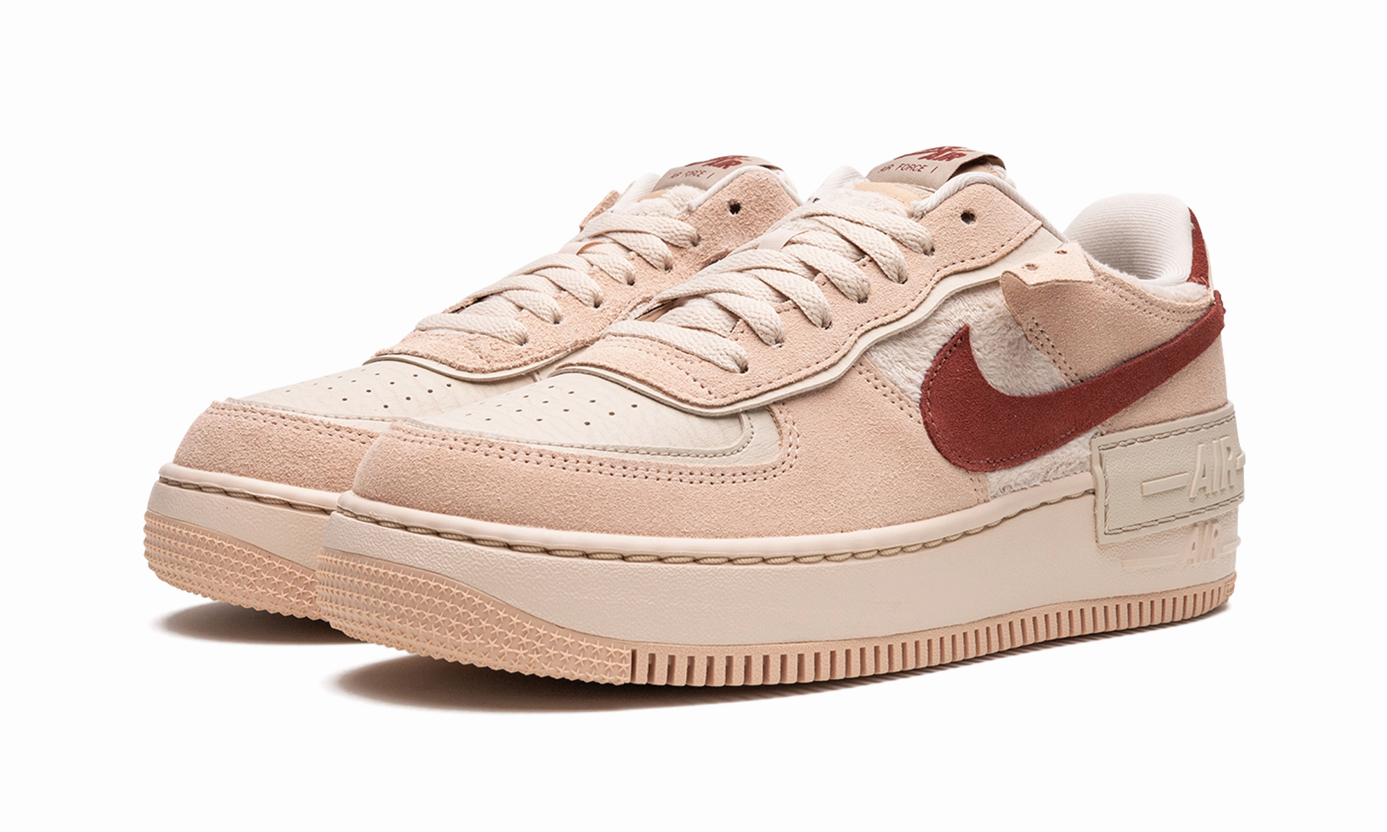 AIR FORCE 1 SHADO MNS WMNS "Shimmer" Relaxed Design Flexible Toe Box