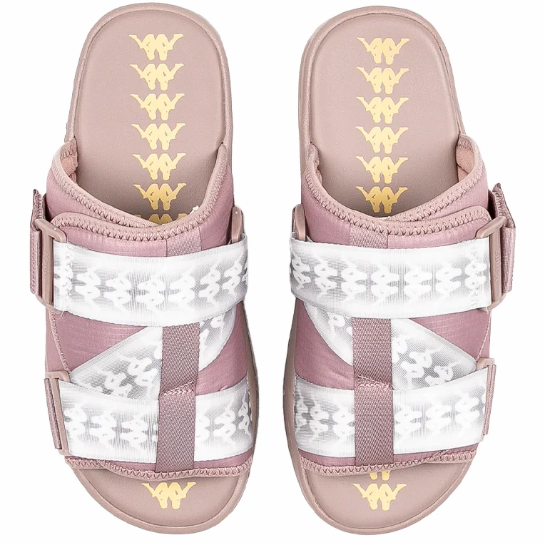 Kappa Men's 222 Banda Mitel 10 Sandals - Beige / Grey Support Gear