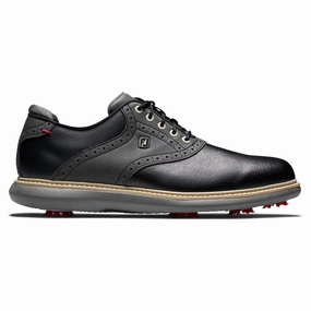Vamp Reinforcement FootJoy FJ Traditions Golf Shoes Black - 24 Men
