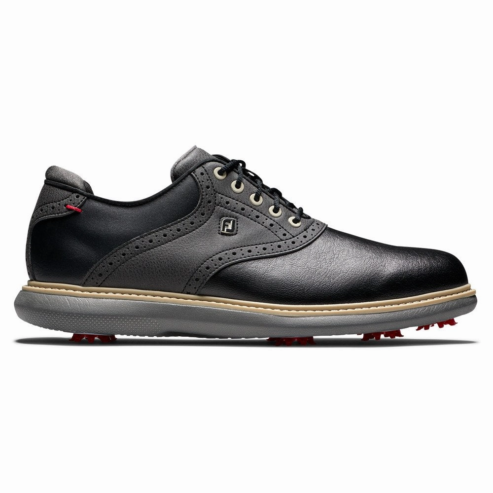 Vamp Reinforcement FootJoy FJ Traditions Golf Shoes Black - 24 Men