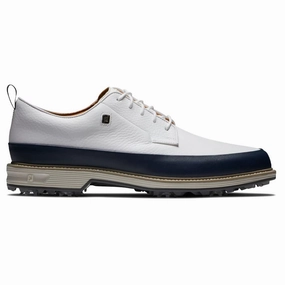 FootJoy Premiere Series - Field LX Golf Shoes Previous Season Style White/Navy - 24 Men Anti Fatigue Support
