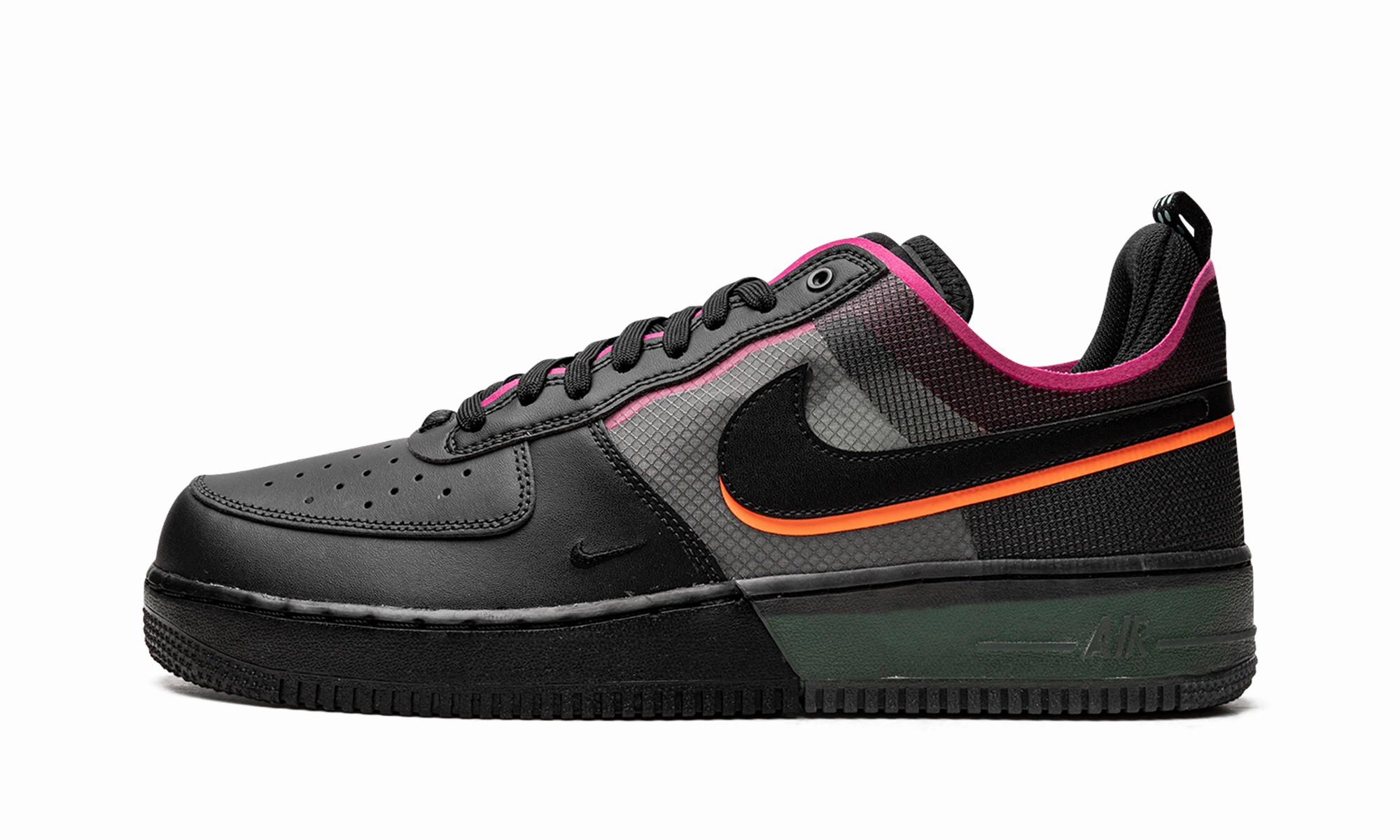 Air Force 1 React "Black / Pink Prime" Walk Routine