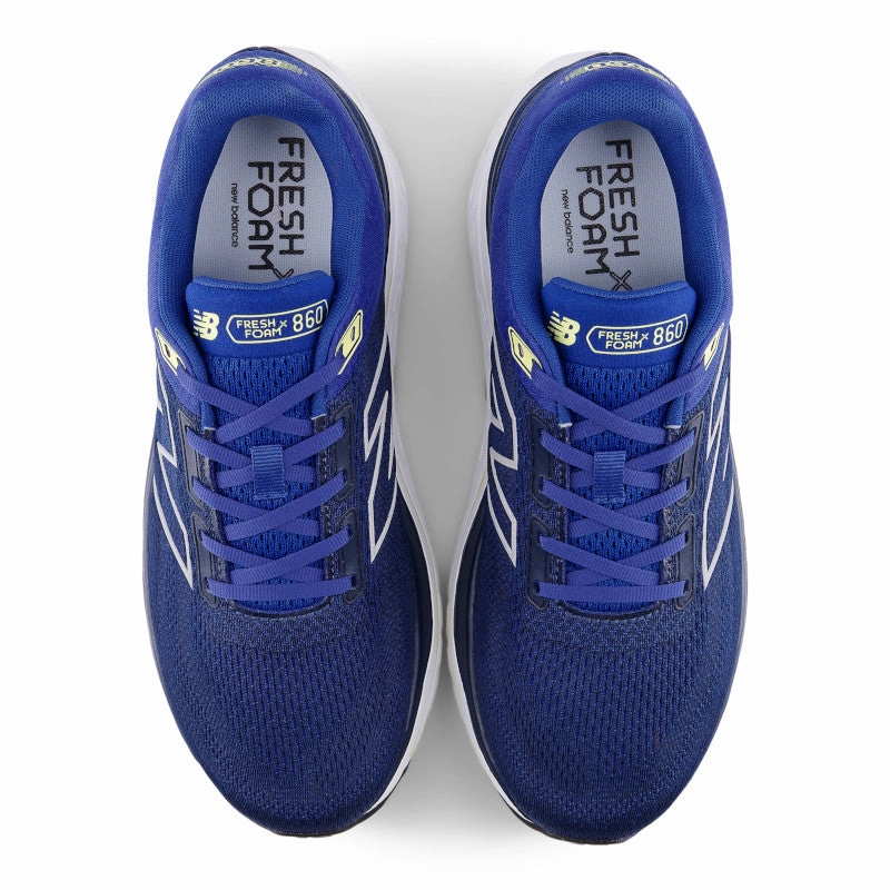 Ankle Hugging Arch Alignment Fresh Foam X 860v14 - Galaxy Blue with NB Navy and Winter Grass - Men's