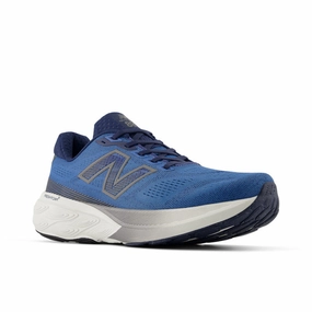 Stabilizing Heel Cage Flexible Forefoot Construction Fresh Foam X 880v15 - Sea Stone with NB Navy and Marmalade - Men's
