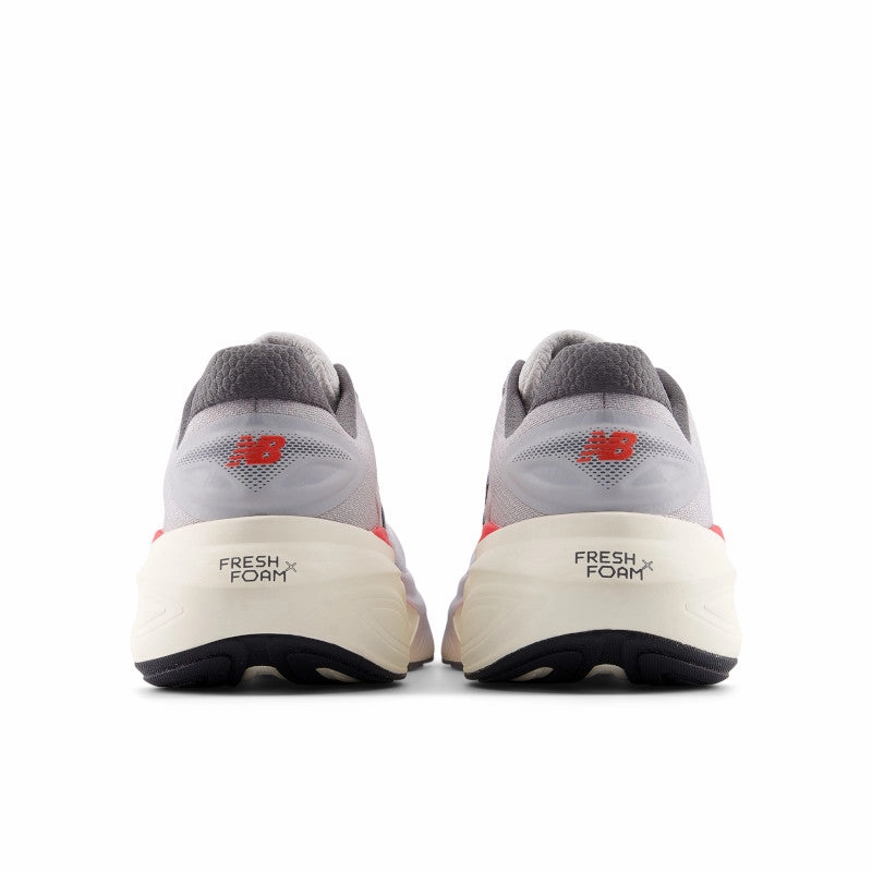 fat - burning Fresh Foam X More v6 - Grey Matter with True Red and Castlerock - Men's