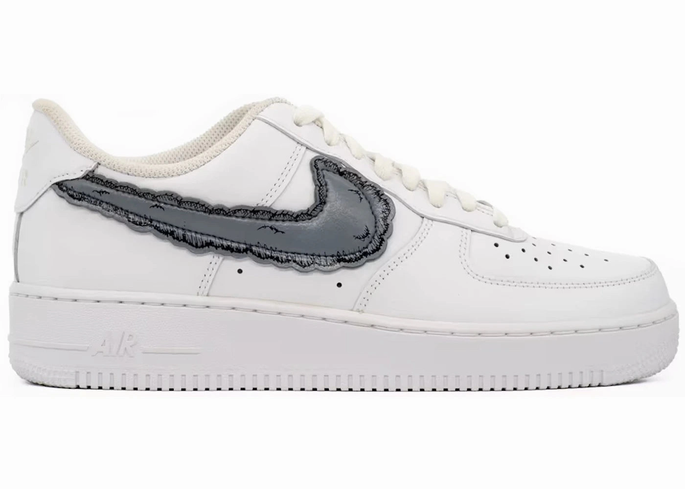 Nike Air Force 1 Low '07 White (Kaws Sky High Farm Workwear Edition) Wide toe box
