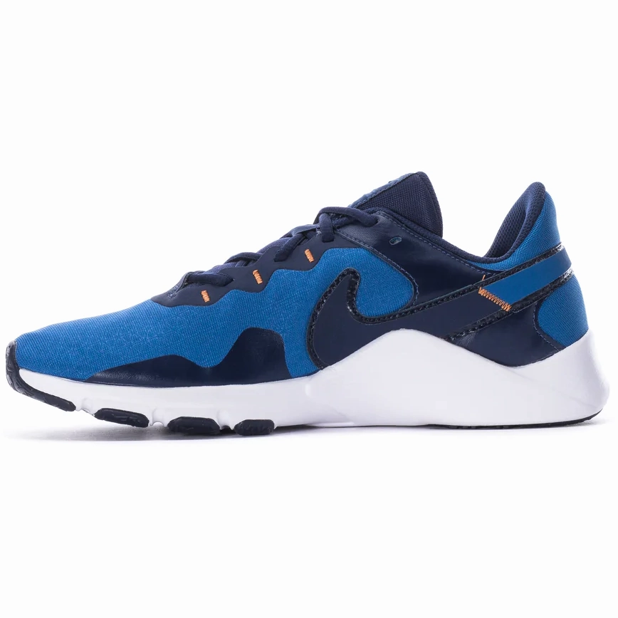 Nike Men's Legend Essential 2 Shoes - Navy / Blue Hyperbolic Lasting Bounce Technology