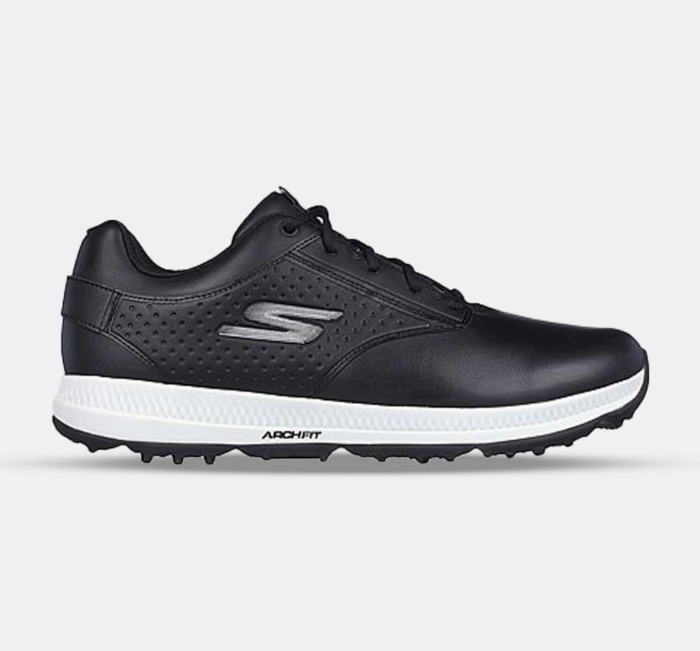 Men's Wide Fit Skechers 214043 Go Golf Elite 5 Legend Golf Waterproof Trainers Outdoor Run