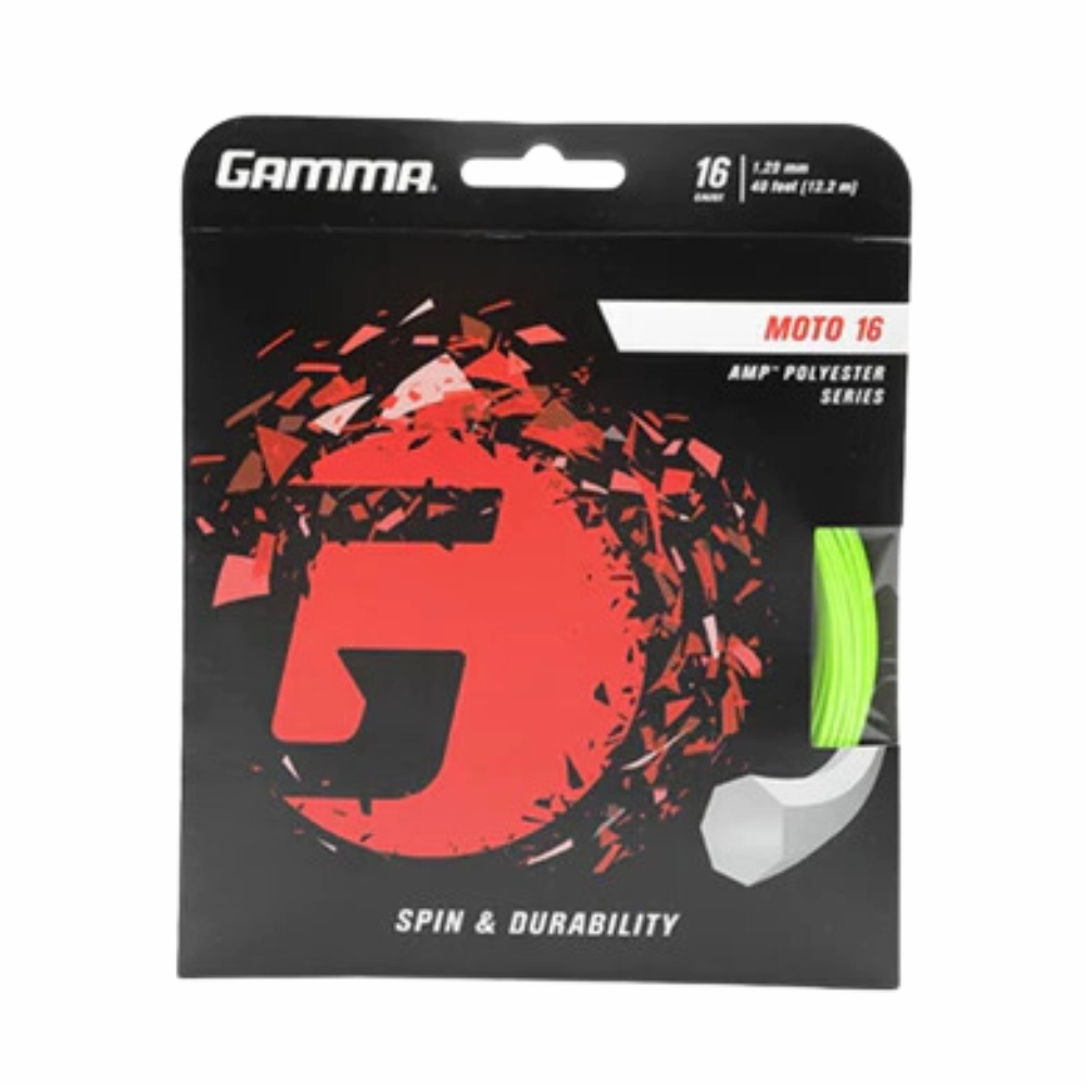 Dual Density Foam Layers Gamma Moto 16 Tennis String foam padding