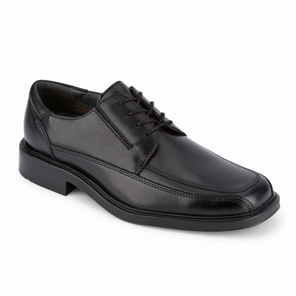 Dockers Mens Perspective Leather Dress Oxford Shoe - Wide Widths Available Textured Finish Sharp Dresser Flexible Frame Urban Executive
