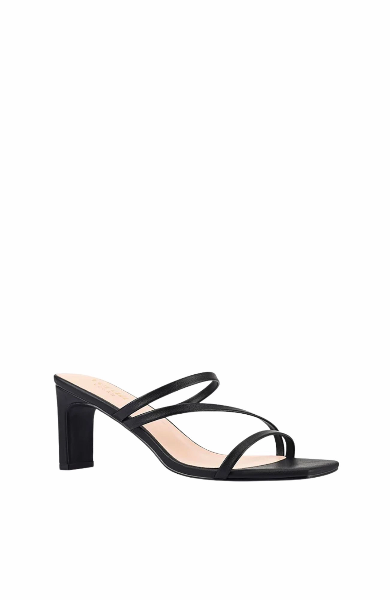Ginny Block Heel Mules Black Stable Grip French Glow