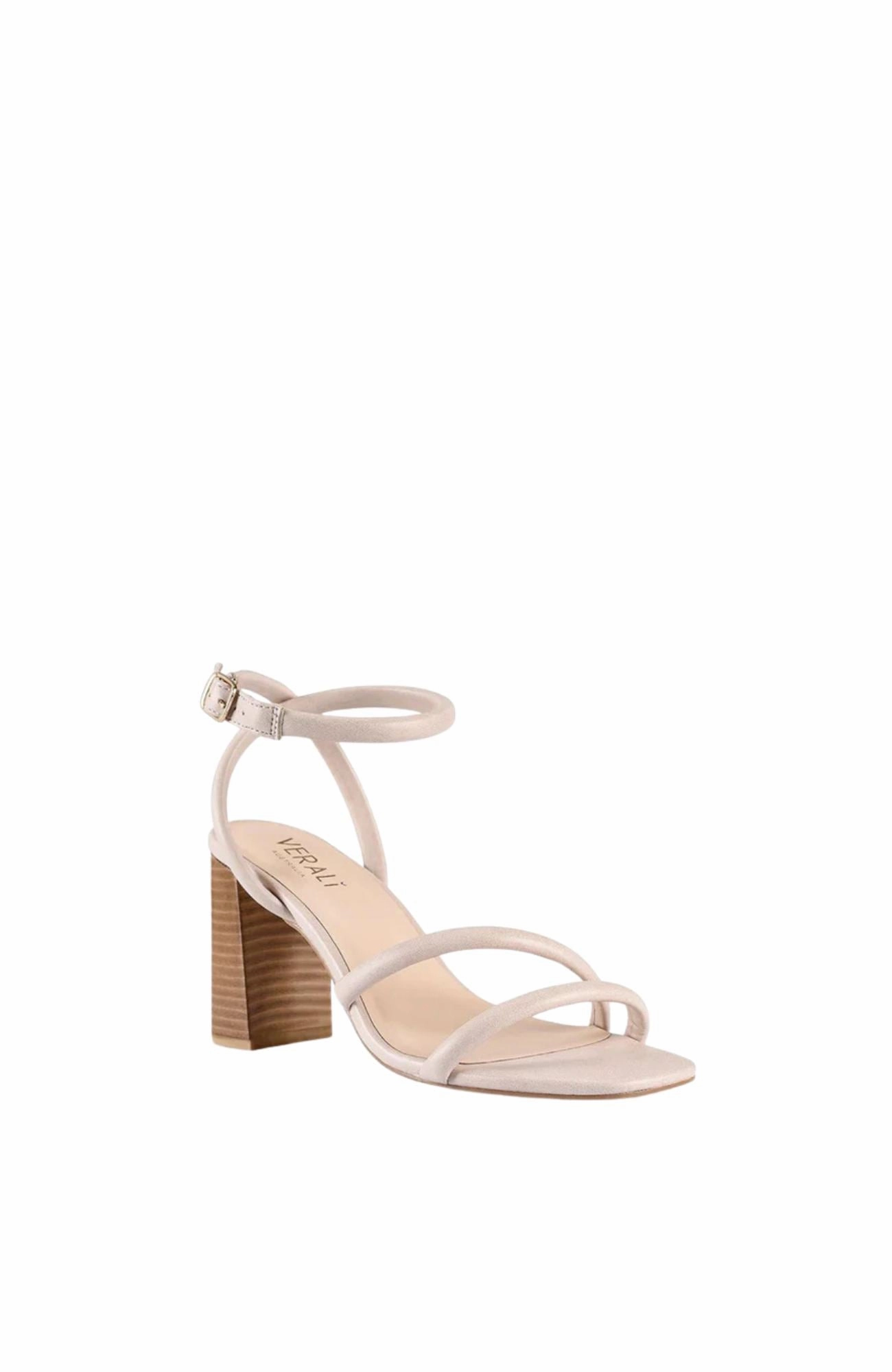 Crucial Heel Blush Softee Soft Interior Metallic Shine