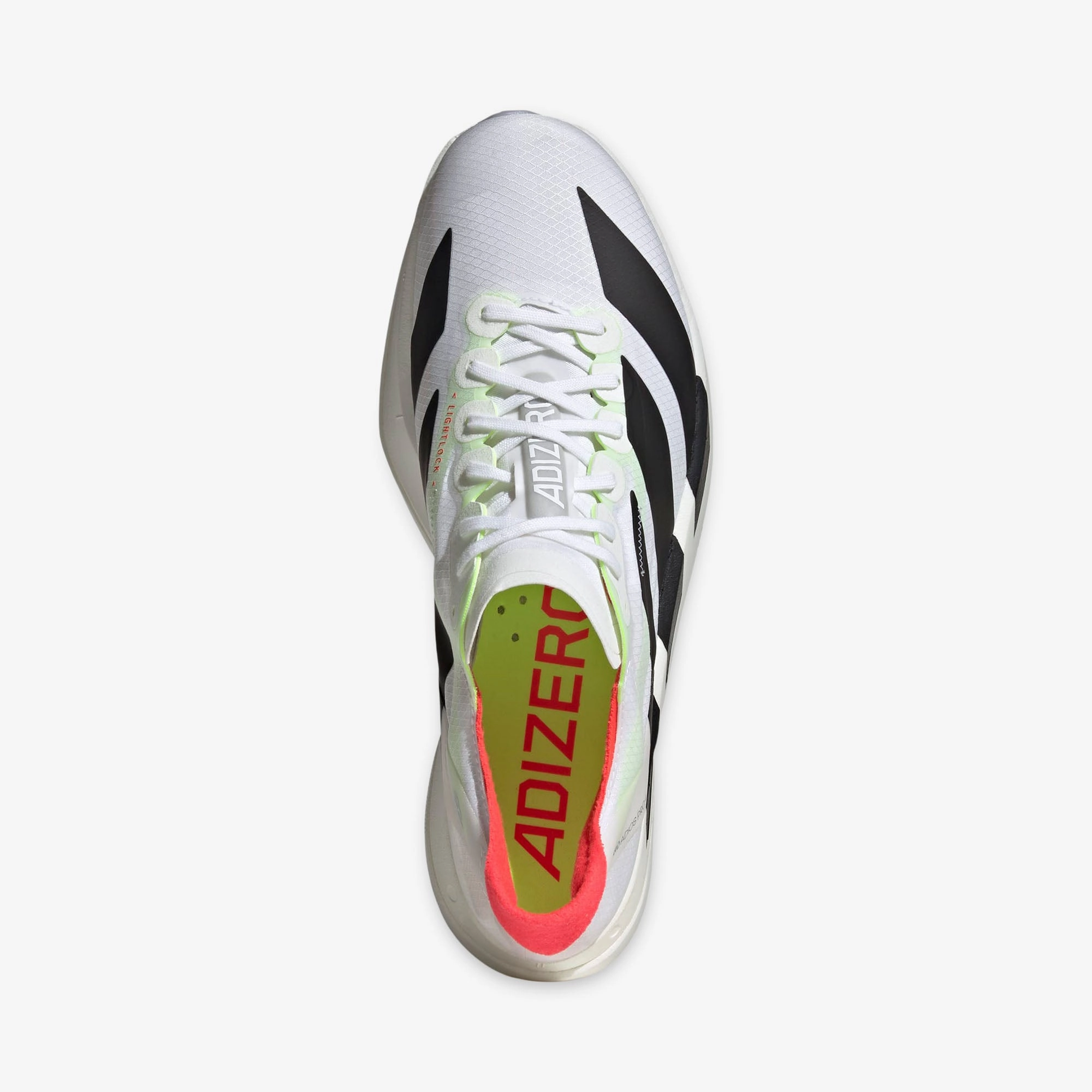 Water Drainage Channels pastel - colors adidas Adizero Adios Pro 4 Cloud White / Core Black - Silver Metallic