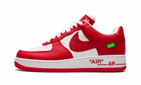 Breath Motion Louis Vuitton Air Force 1 Low "Virgil Abloh - White/Red"
