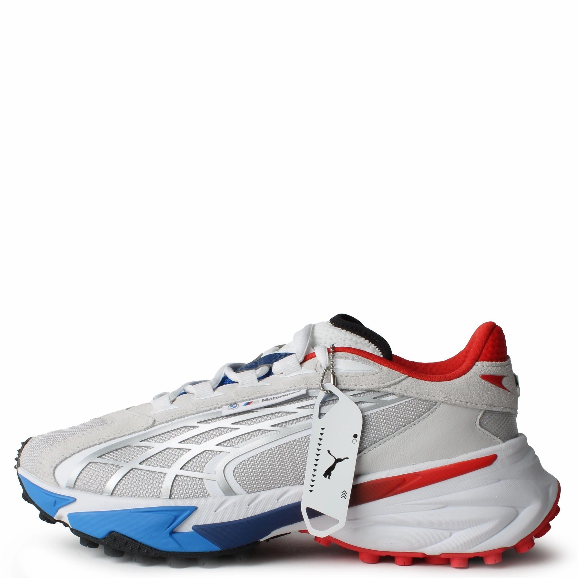 Sneaker Repair Classy ease Puma Men's BMW M Spirex Shoes - White / Blue / Red / White