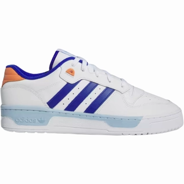 ShockAbsorbingSole Adidas Men's Rivalry Shoes - Cloud White / Semi Lucid Blue / Clear Sky