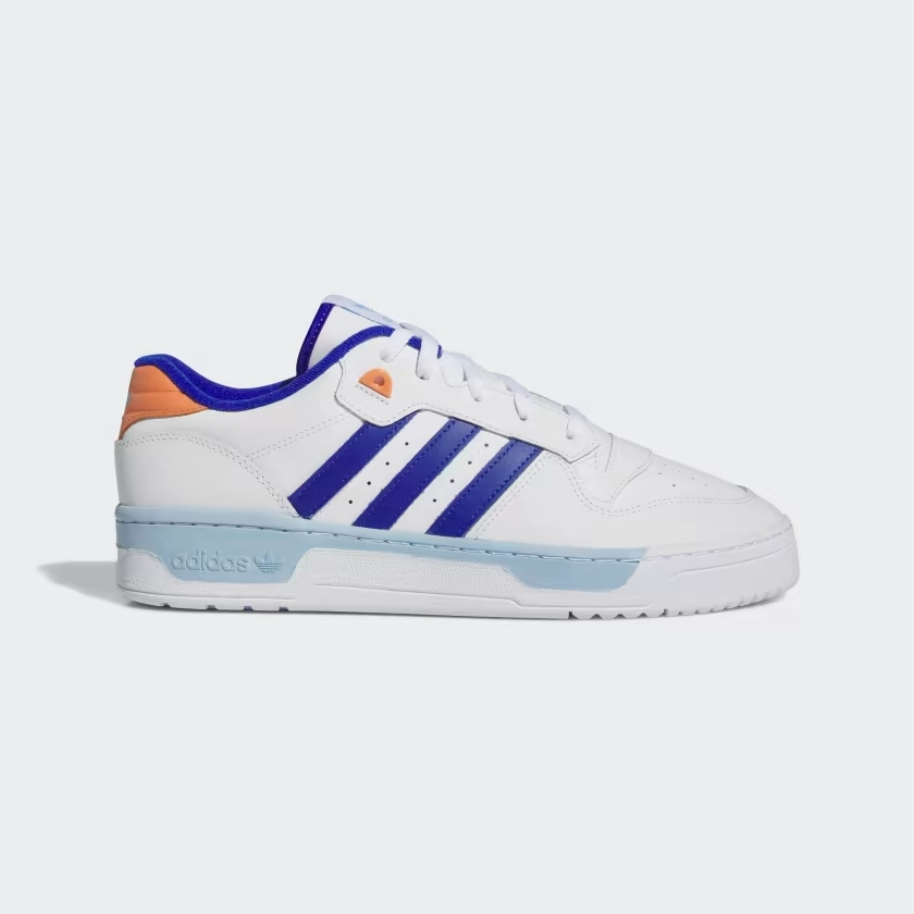 Adidas Men's Rivalry Shoes - Cloud White / Semi Lucid Blue / Clear Sky Tennis Sneakers
