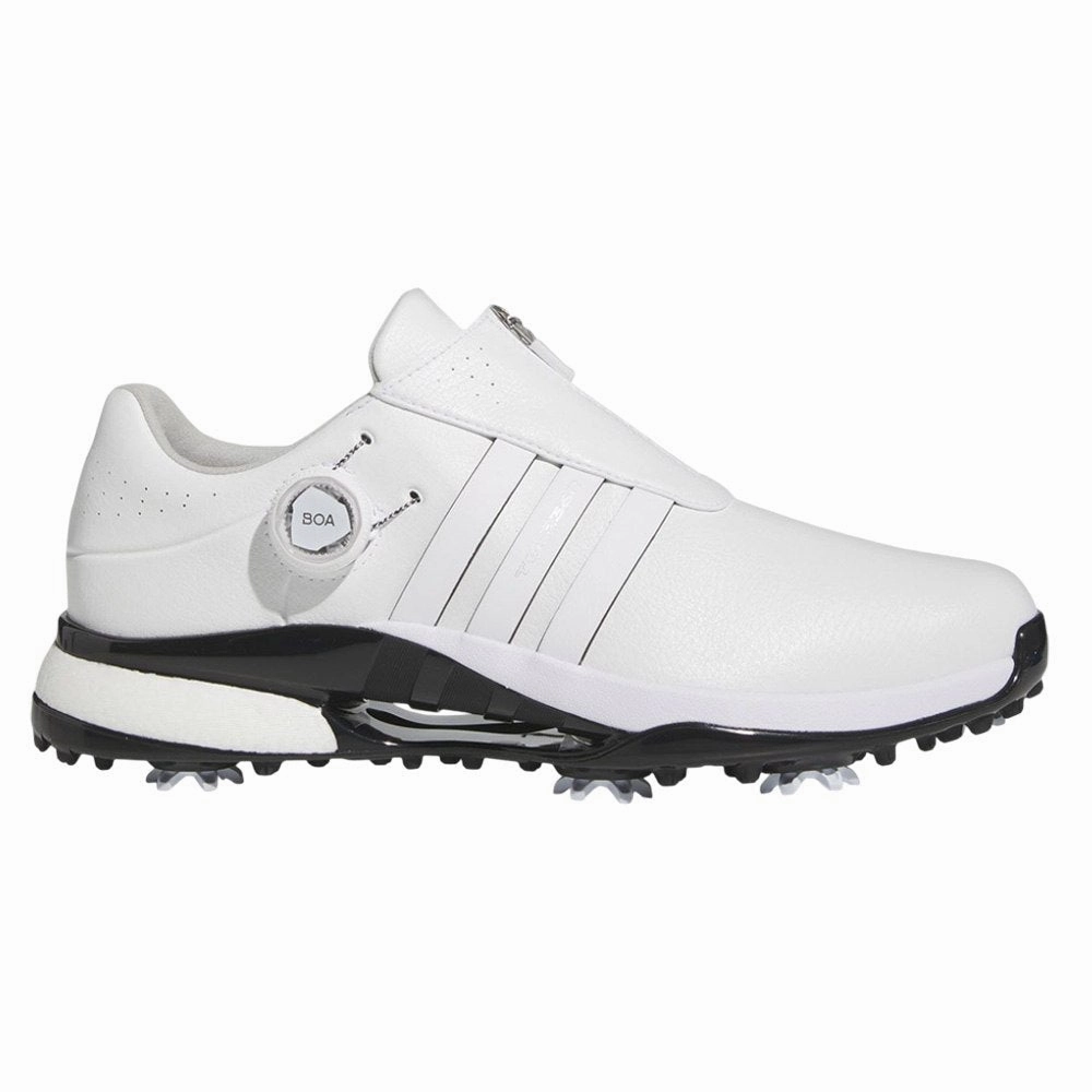 Water   Repellent Impact Softness Adidas Tour360 24 BOA Golf Shoes Cloud White/Cloud White/Core Black - FW25 Men