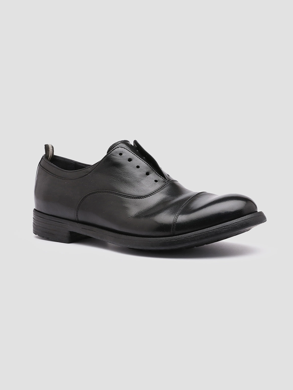 HIVE 004 - Black Leather Oxford Shoes Refined Smart Fit
