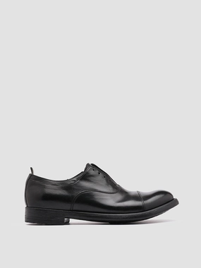 Classic Business Edge Gentle Office Comfort HIVE 004 - Black Leather Oxford Shoes