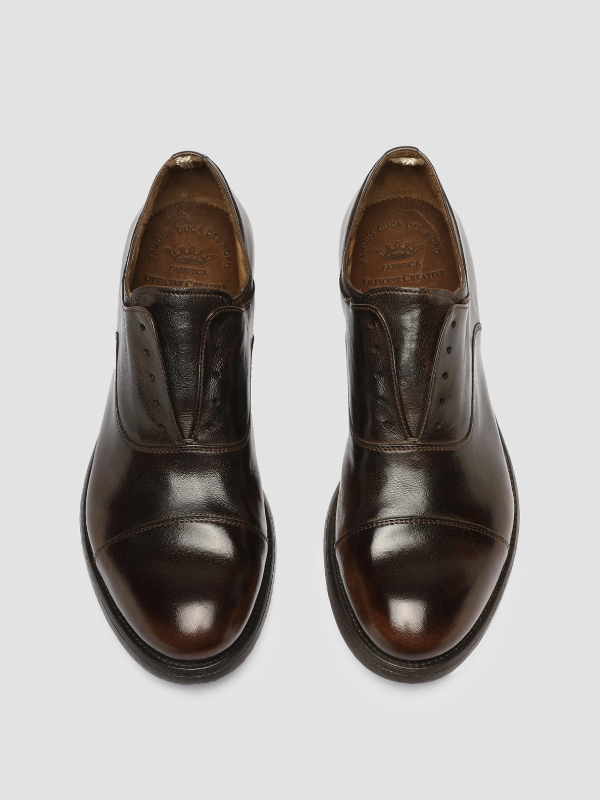 Travel Ready HIVE 004 - Brown Leather Oxford Shoes