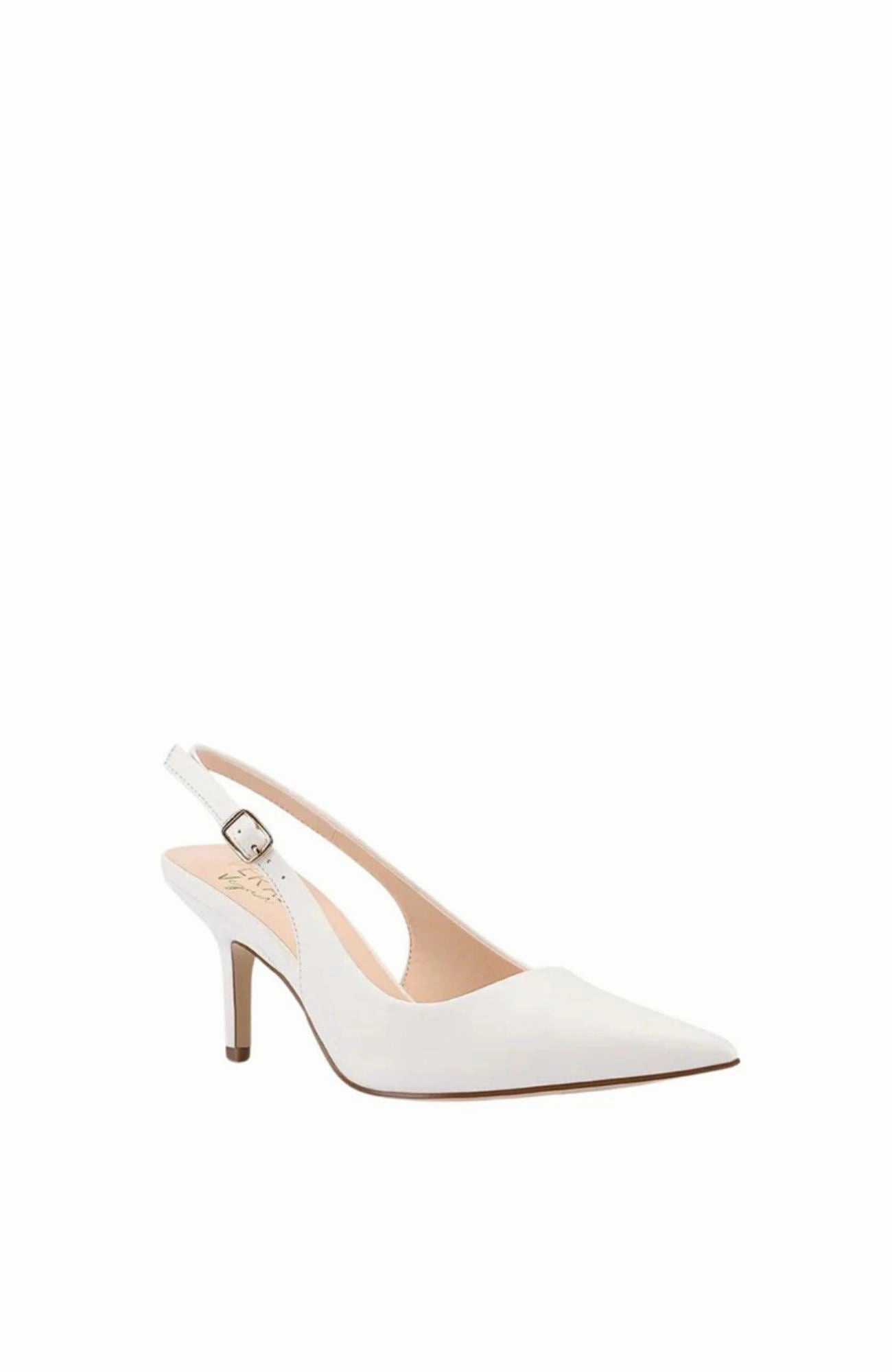 High-Quality Craft Shayley Slingback Stiletto Chalk White