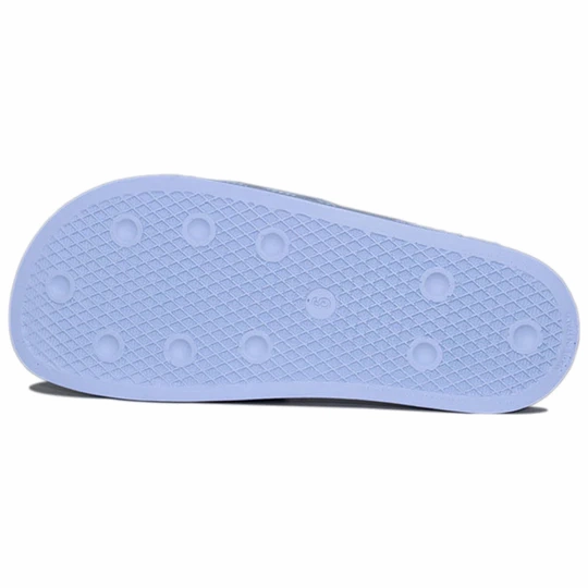 Pressure Mapped Outsole Adidas Men's Adilette LT Slides - Easy Blue