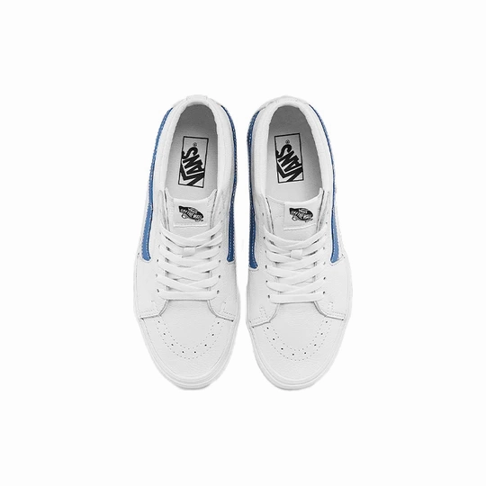 Vans Men's Sk8 Mid Shoes - True White / Moon Blue All Daywear Ultra-soft piece