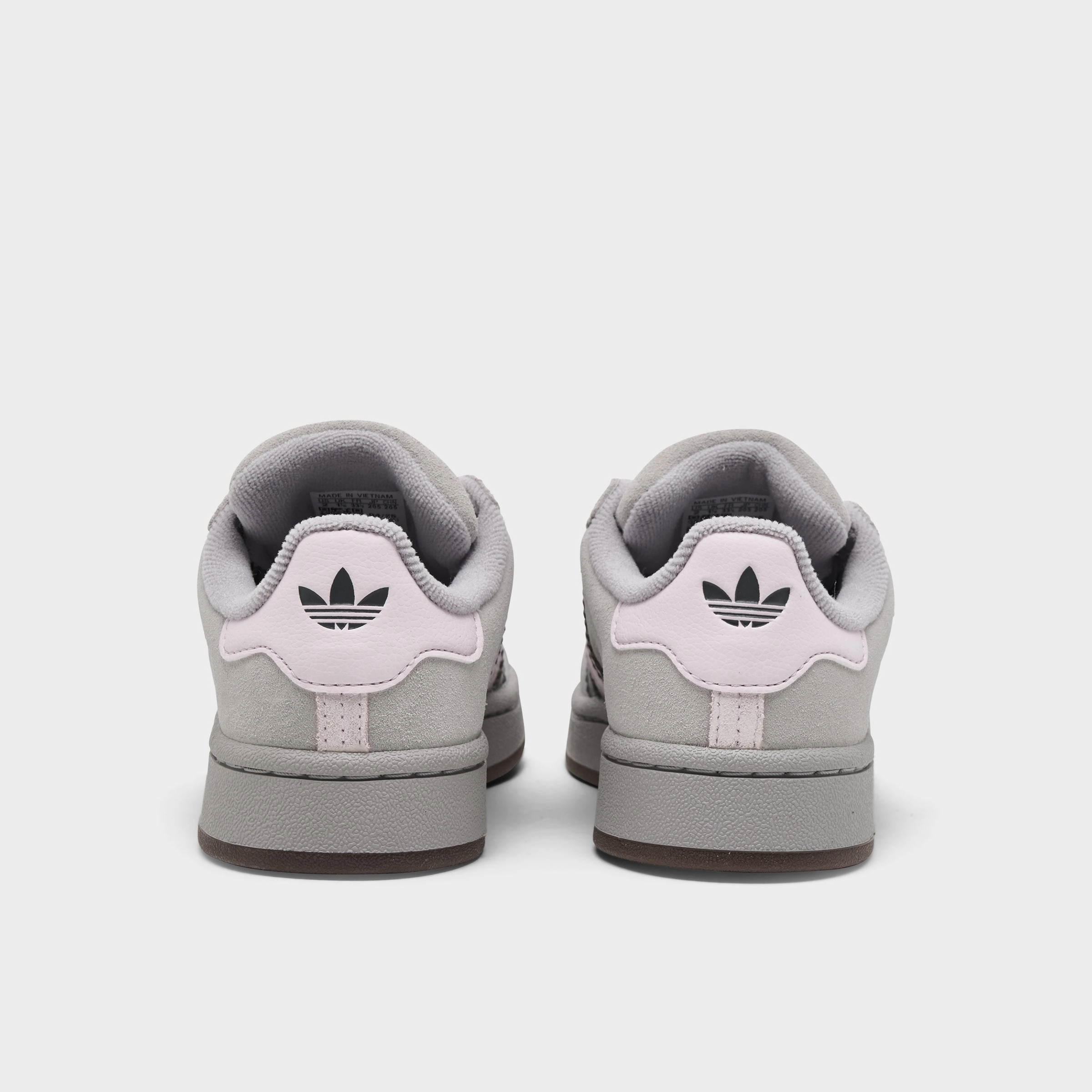 adidas Children's Campus 00s Grey Two / Grey Five - Almost Pink Heat Sealed Seams