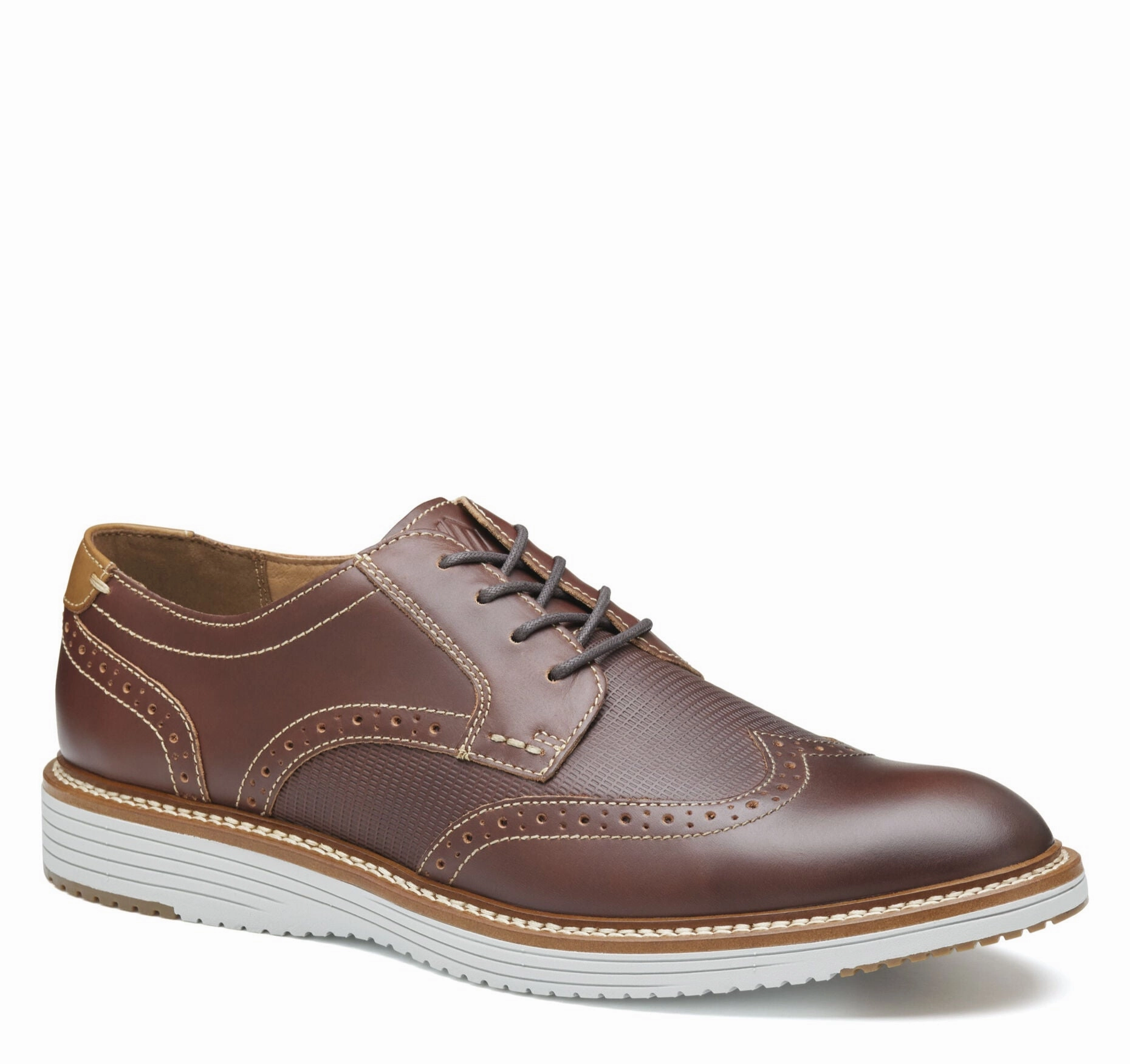 Street Ready Refined Style Conference Day Johnston & Murphy Men's Hodges Wingtip  Shoe