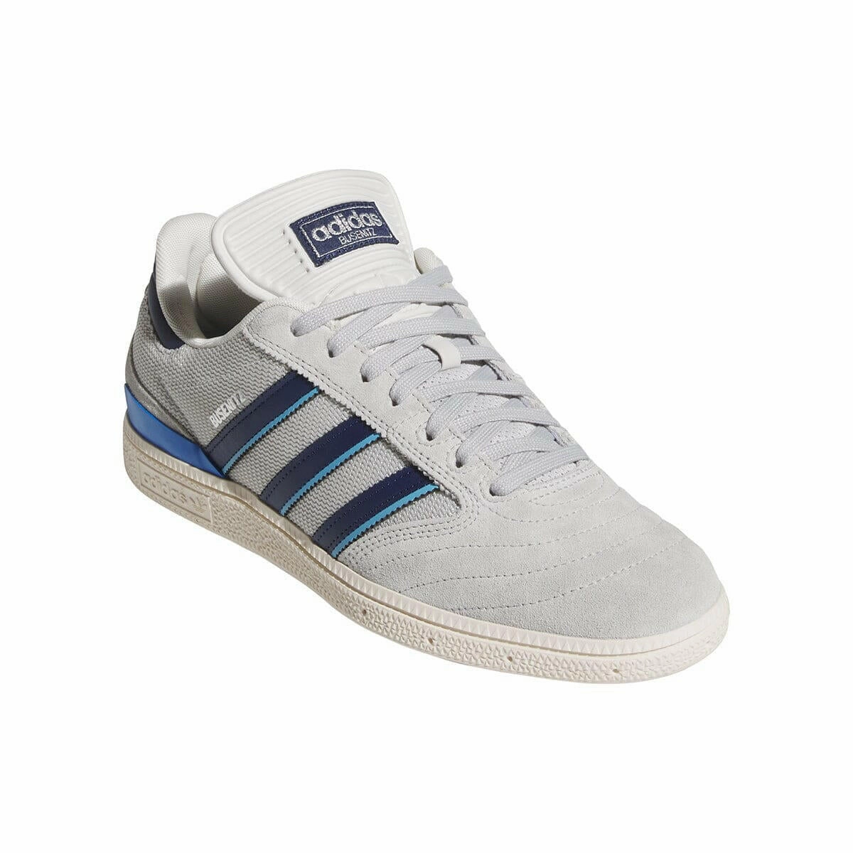 Comfortable Outsole Anti Slip Lacing Adidas - Busenitz Shoes Grey/Blue/White