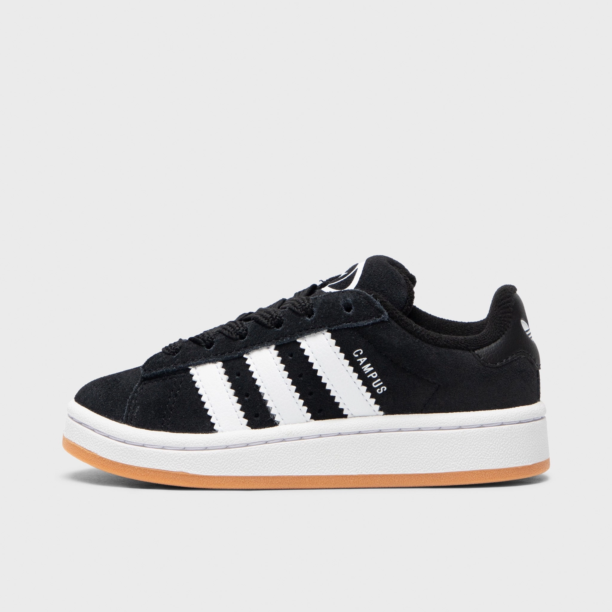 adidas Children's Campus 00s Core Black / White - Gum Adaptable Fit