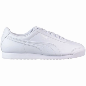 Puma Men's Roma Basic Shoes - White / Light Grey Ergo Build