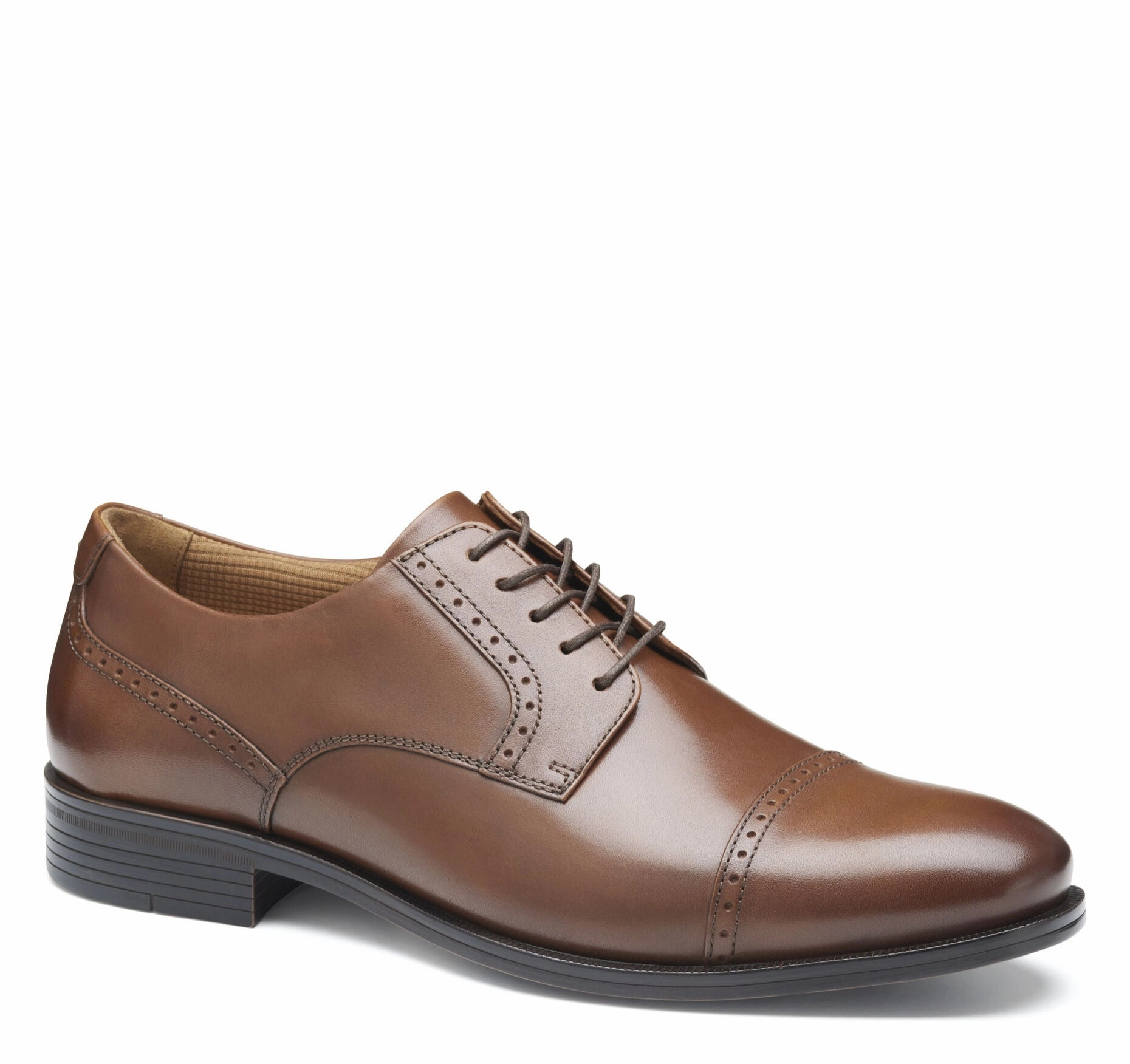 Daytime Oxfords Classic Edge Fashion Focused Johnston & Murphy Men's Reeve Cap Toe Dress Casual Lace-Up Shoe