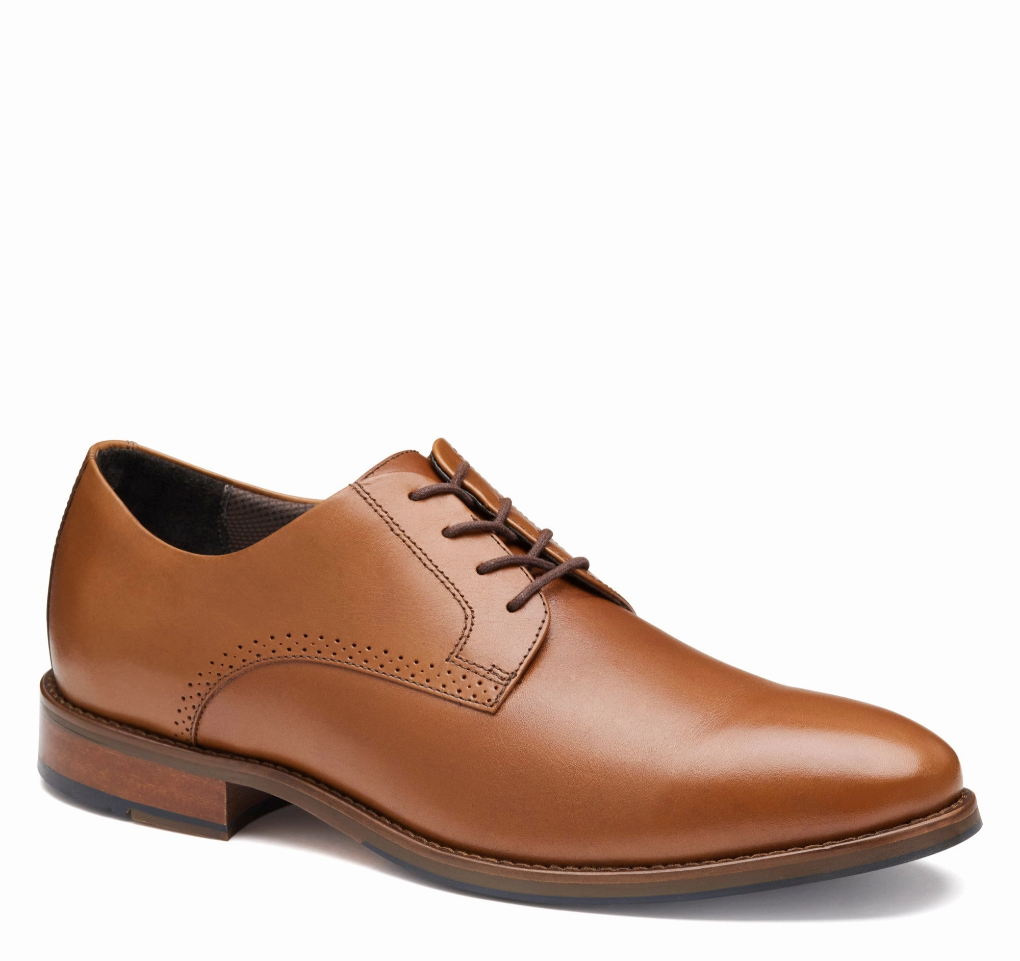 Tailored Silhouette Career Oriented Sleek Design Minimalist Dresser Johnston & Murphy Men's XC4 Lavoy Plain Toe Lace Up Oxford Shoe