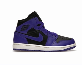 Flexible Groove Tech Jordan 1 Mid Purple Black (Women??s)
