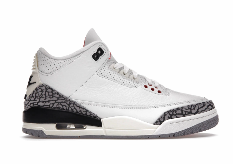 Plush flexibility energy returning Jordan 3 Retro White Cement Reimagined