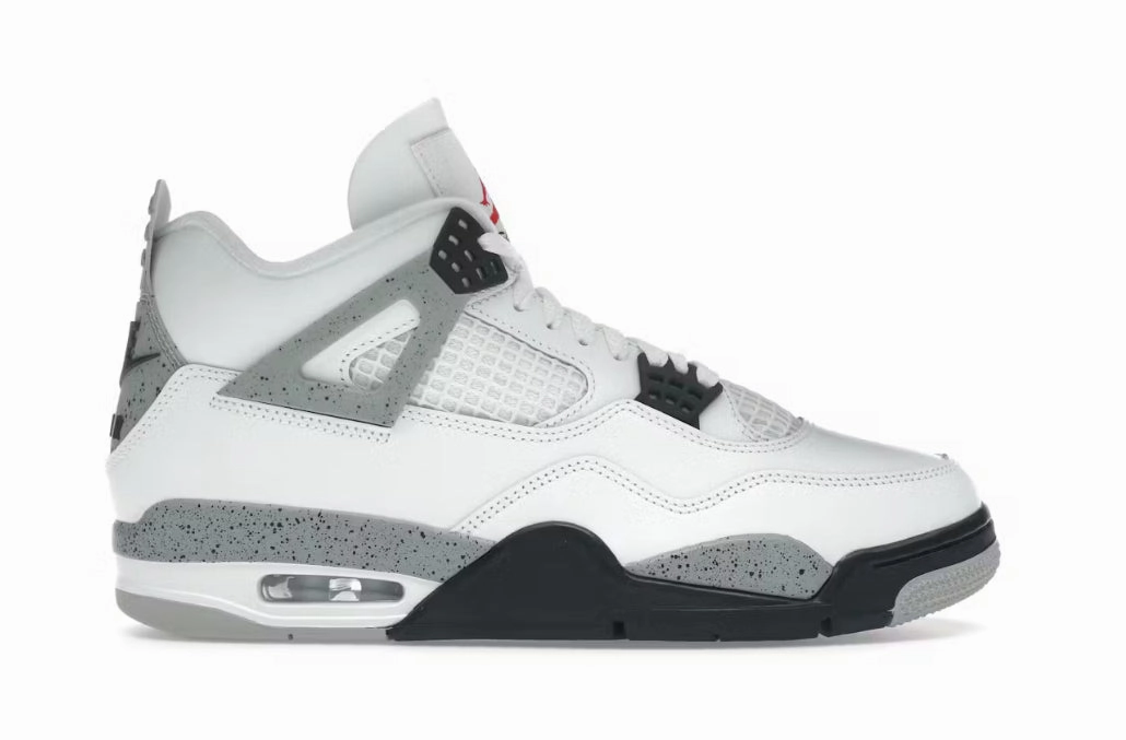 Jordan 4 Retro White Cement (2025) Sneaker Socks Elevated shock absorption