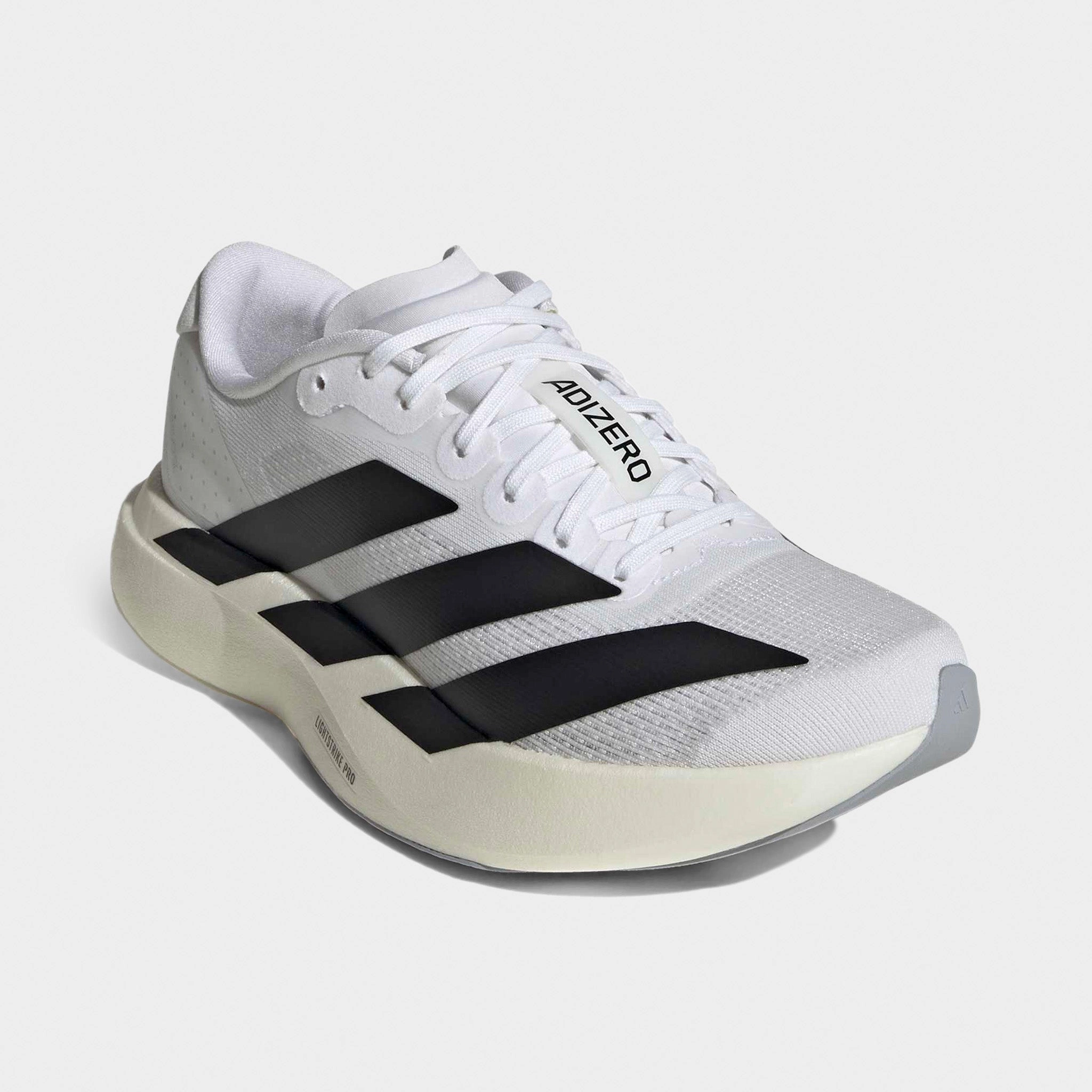Premium Leather Reflective details adidas Junior's Adizero Evo SL White / Black - Dash Grey