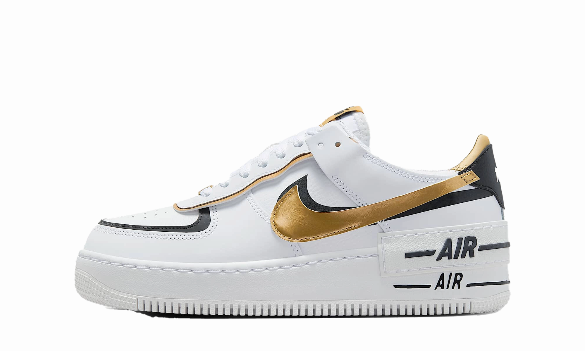 Breath Space Dynamic Motion Air Force 1 Low Shadow Wmns "White College Grey Platinum Tint Off Noir"