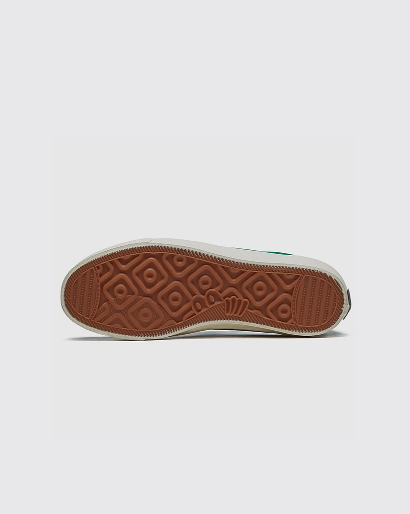 Breathable Weave Noise   Reducing Last Resort AB x Julian Smith VM001 Canvas Shoe - Kelly Green/Klein Blue